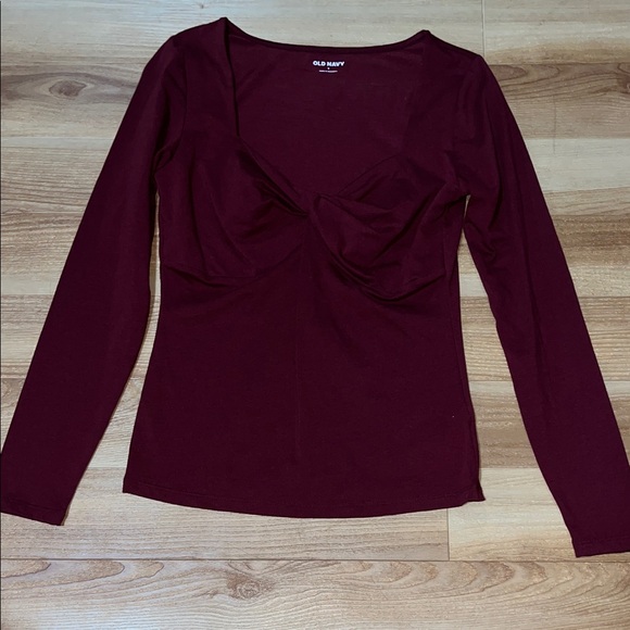Old Navy Tops - Old Navy Women's Deep Red Long Sleeve Tee
